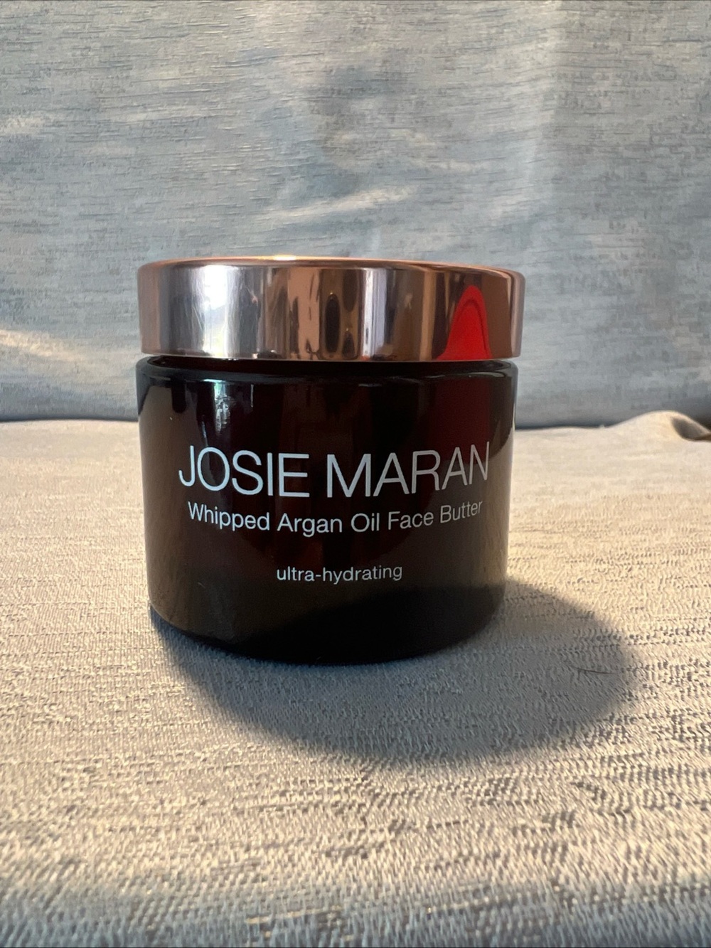 JOSIE MARAN Vanilla Apricot Face Butter - Amber Jar with Rose Gold Label